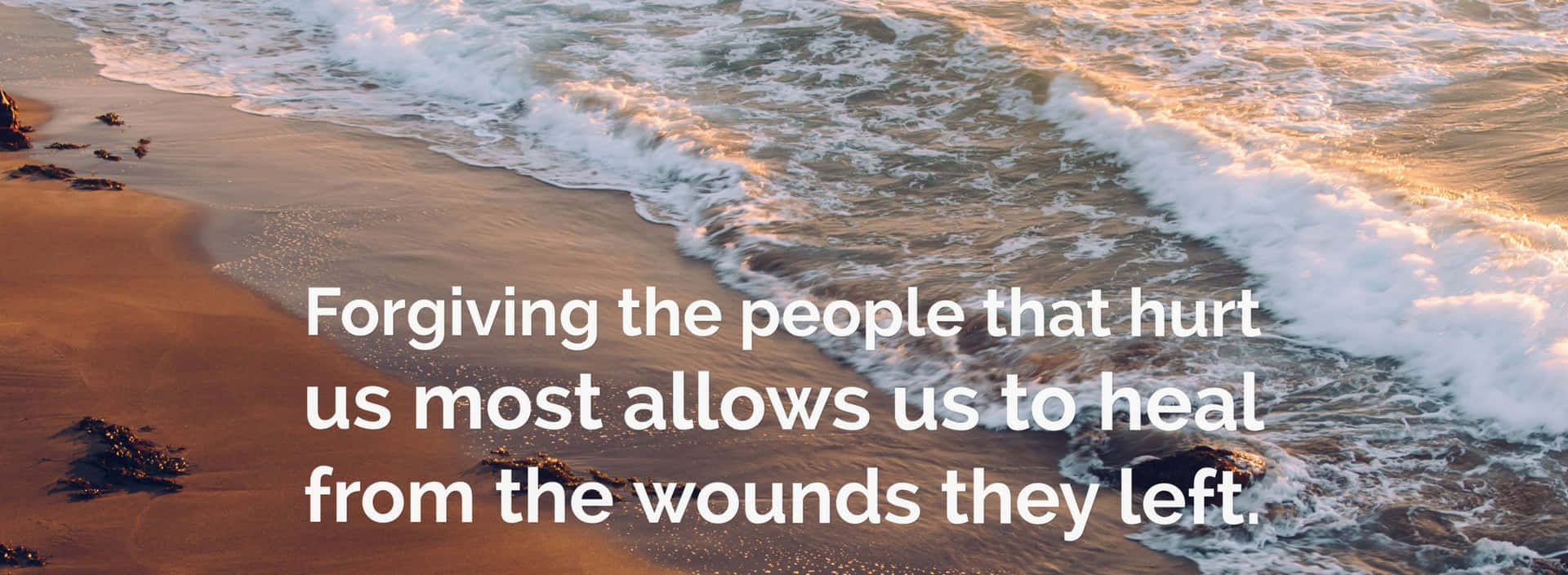 Forgiveness The People That Hurt Most Allows Us To Heal From The Wounds They Left