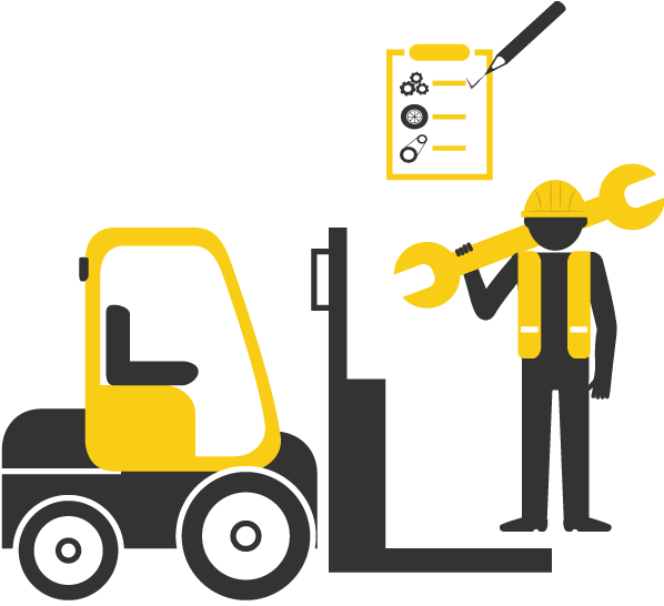 Forklift Maintenance Checklist PNG