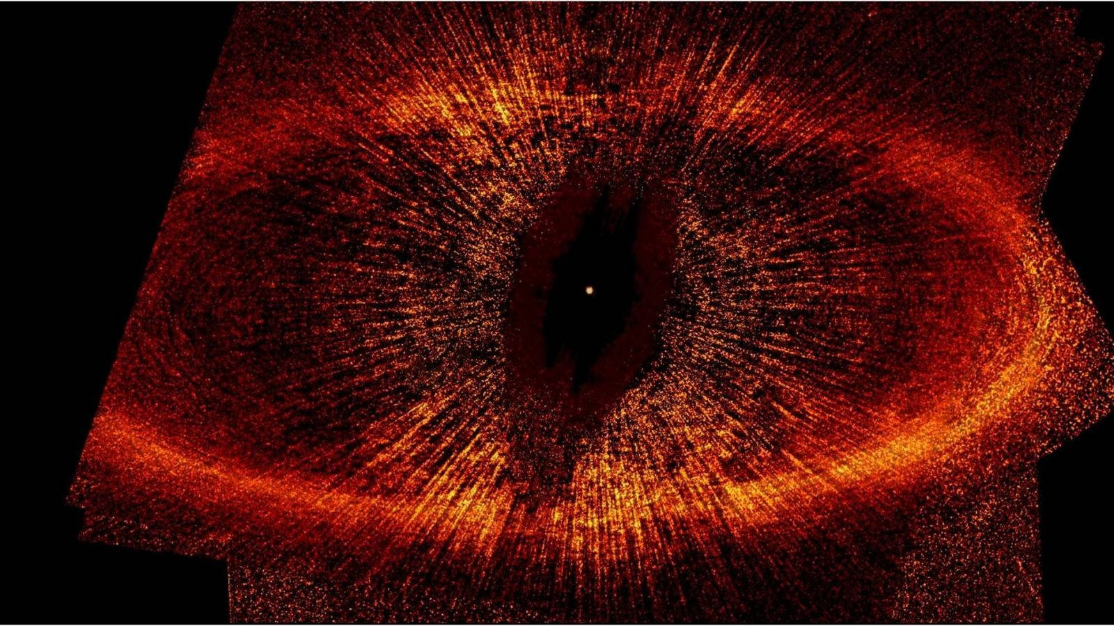 Formalhaut Star Forming Eye Of Sauron Shape Wallpaper