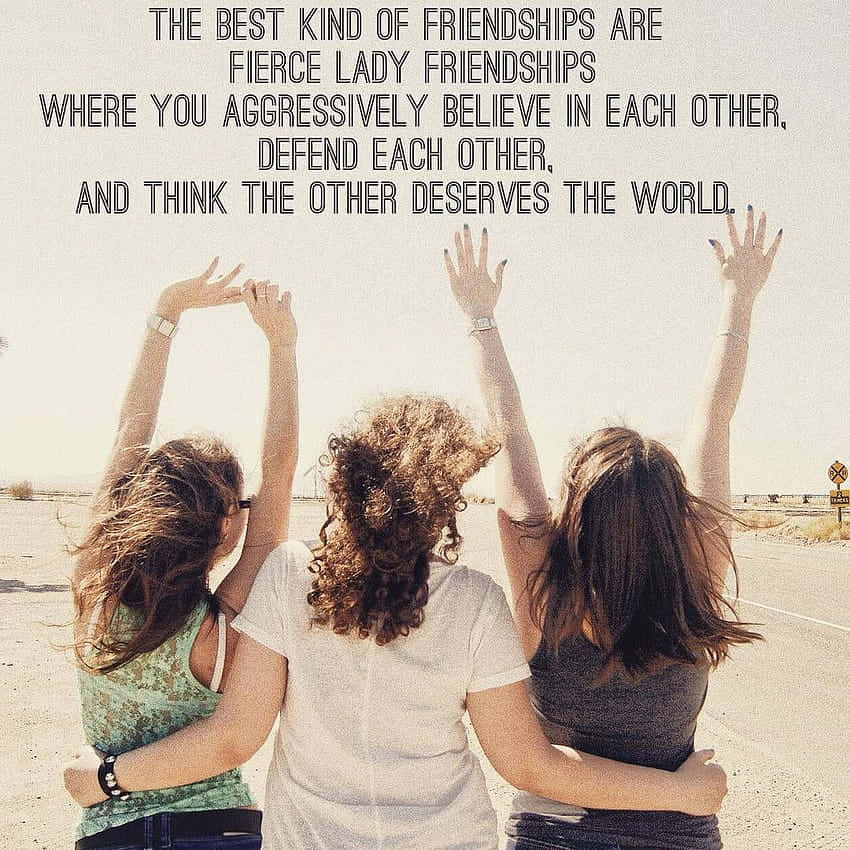 Download Formative Friendship Quote Wallpaper | Wallpapers.com