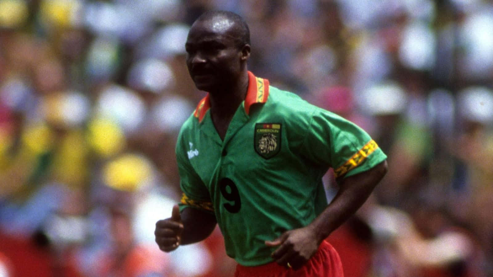Roger Milla, the Iconic Striker from Cameroon Wallpaper
