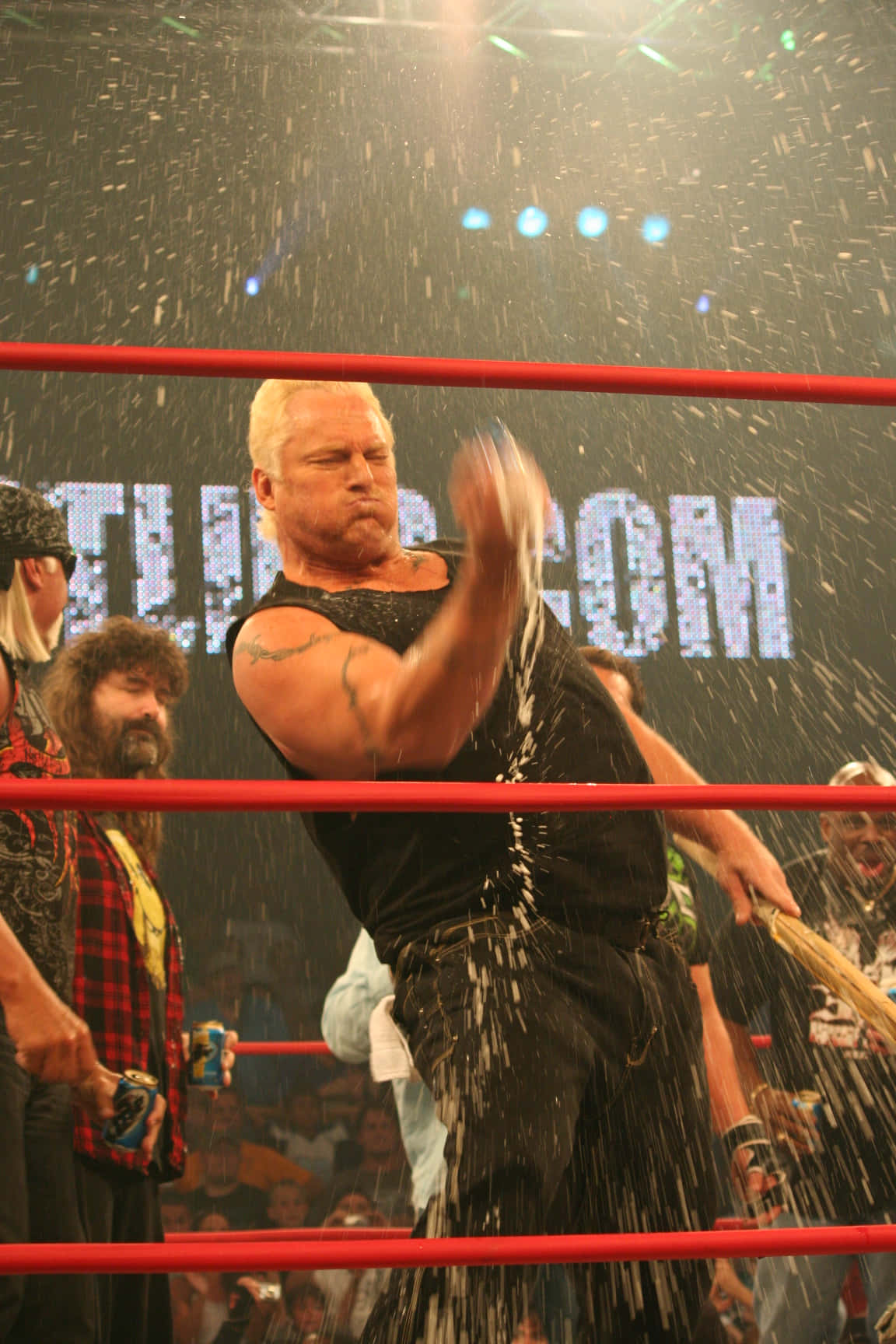 Former ECW Wrestling Champion The Sandman 2010 TNA Impact Wallpaper