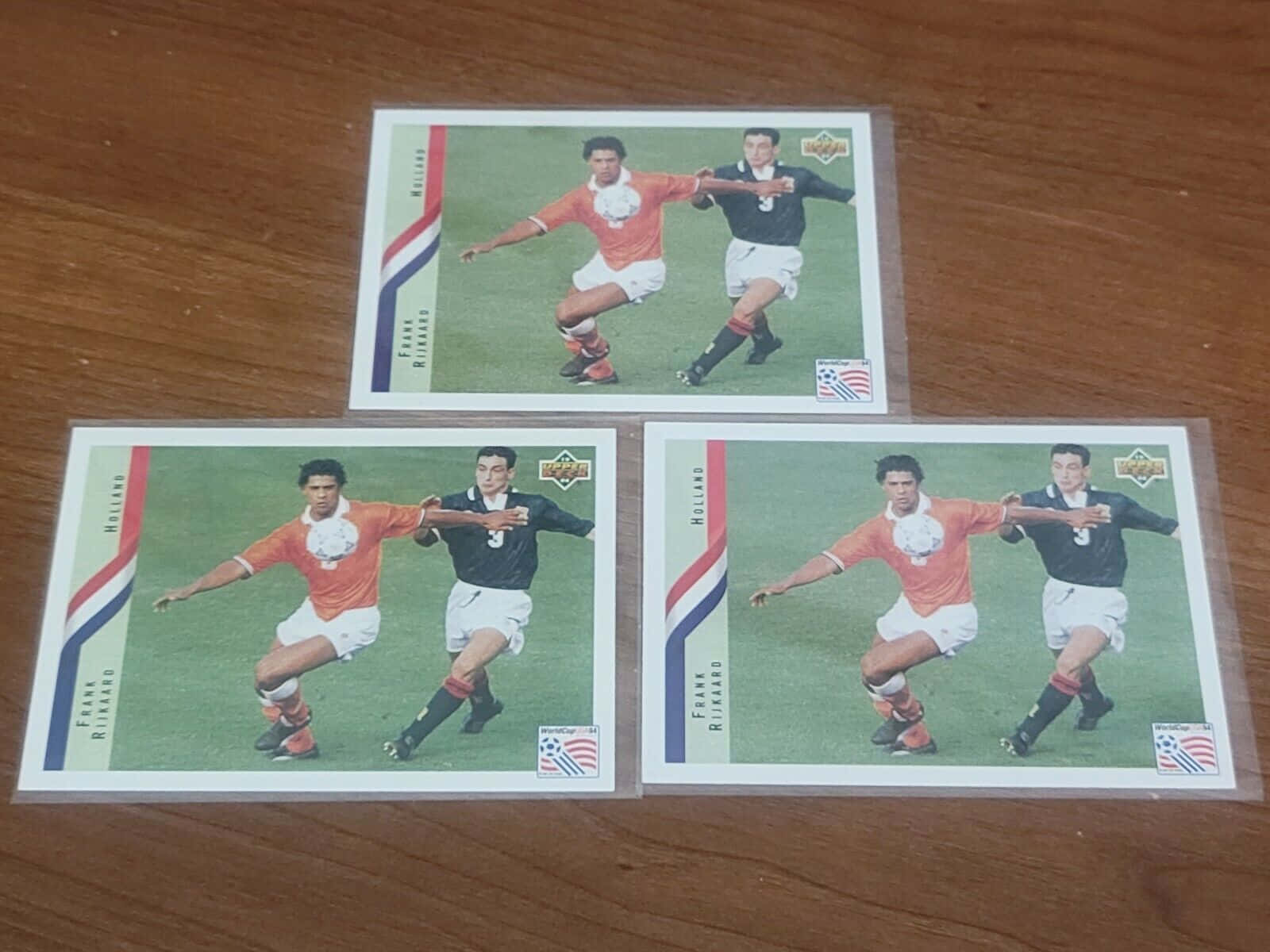Former Footballer Frank Rijkaard Three Posters Wallpaper
