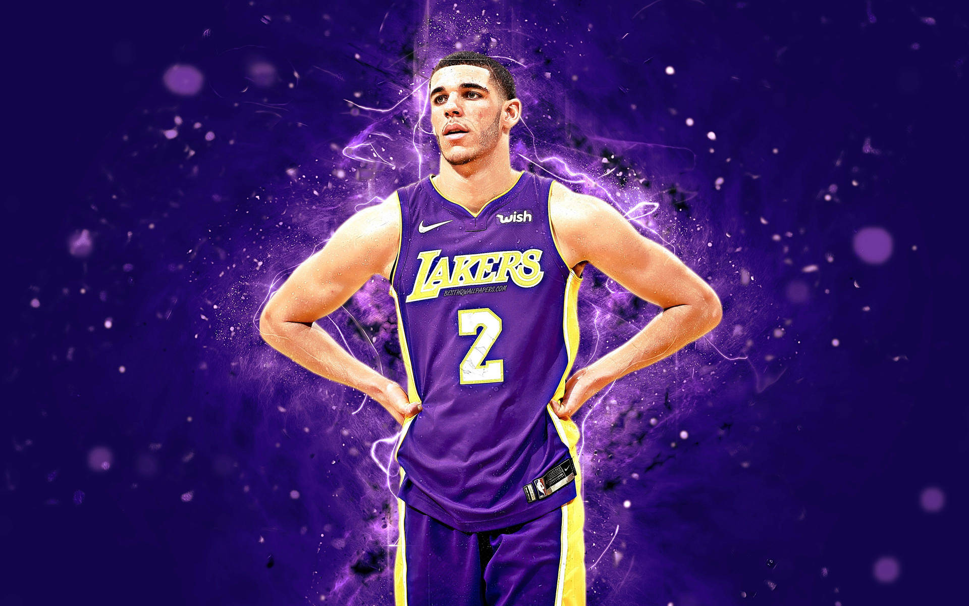 Former Lakers Player Lonzo Ball Wallpaper