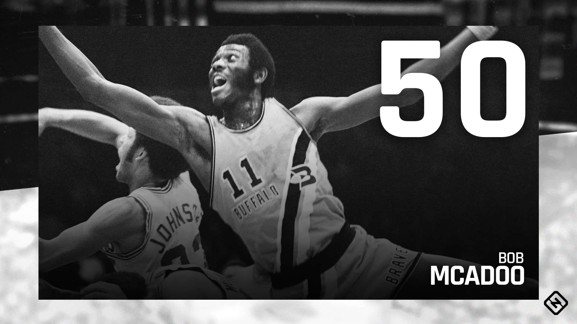 Tidligere NBA-spiller Bob McAdoo Top 50 Største spiller Wallpaper
