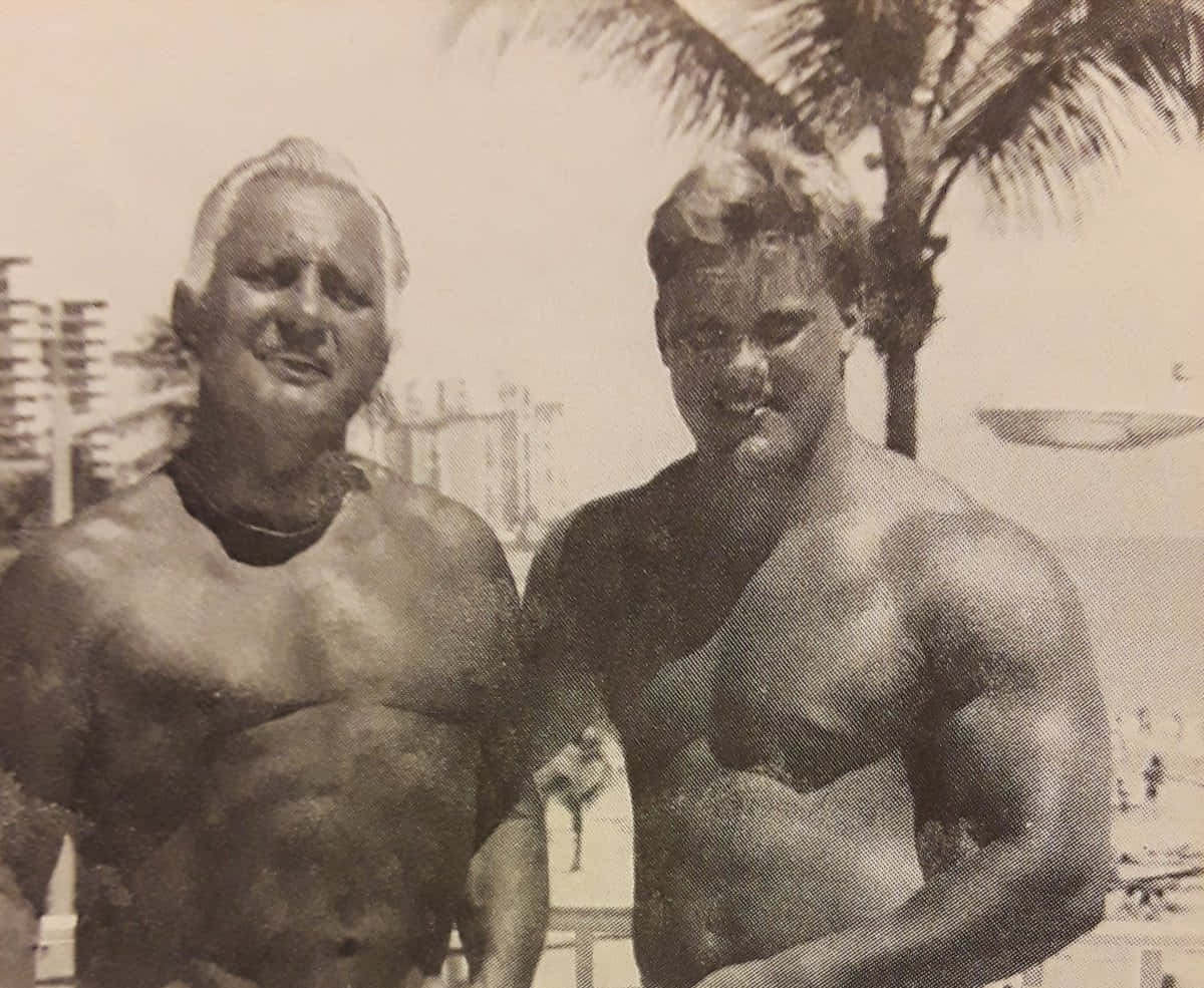 Former Pro wrestler Buddy Rogers And David Wallpaper