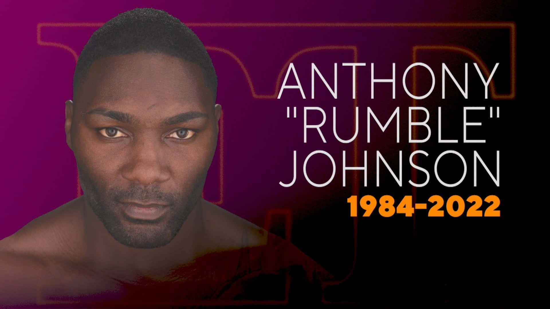 Tidligere UFC-mester Anthony Johnson obituary plakat Wallpaper