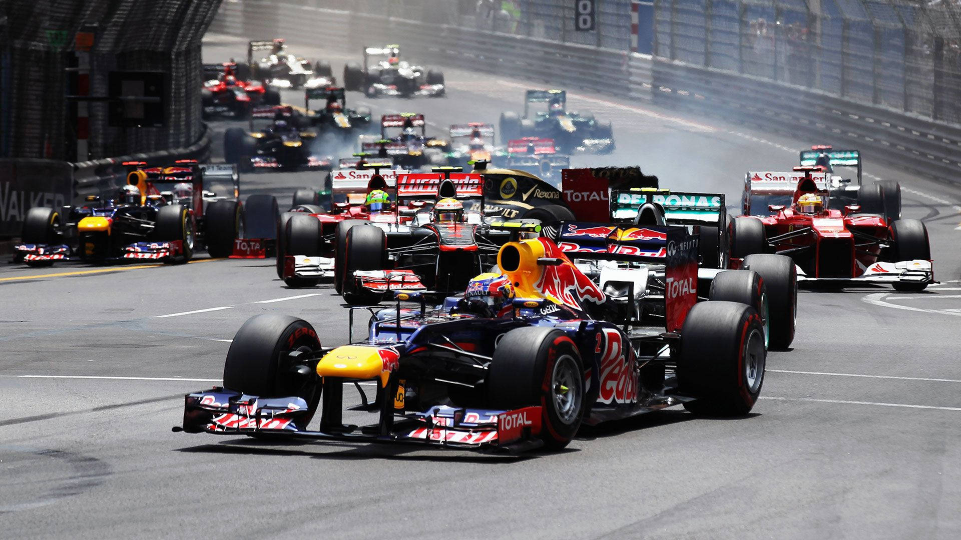 Speed Around the Track With Formula 1 Desktop Wallpaper