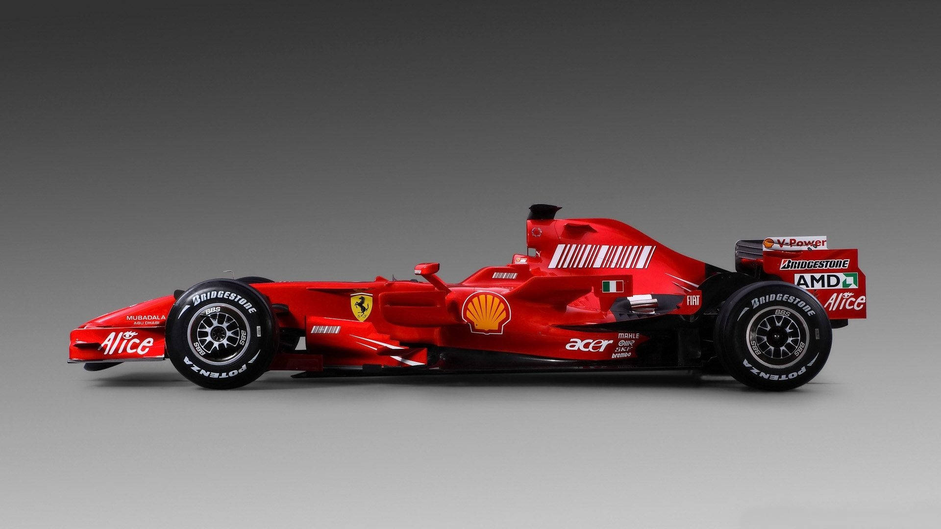 Fondode Pantalla De Un Auto De Fórmula 1 De Ferrari. Fondo de pantalla