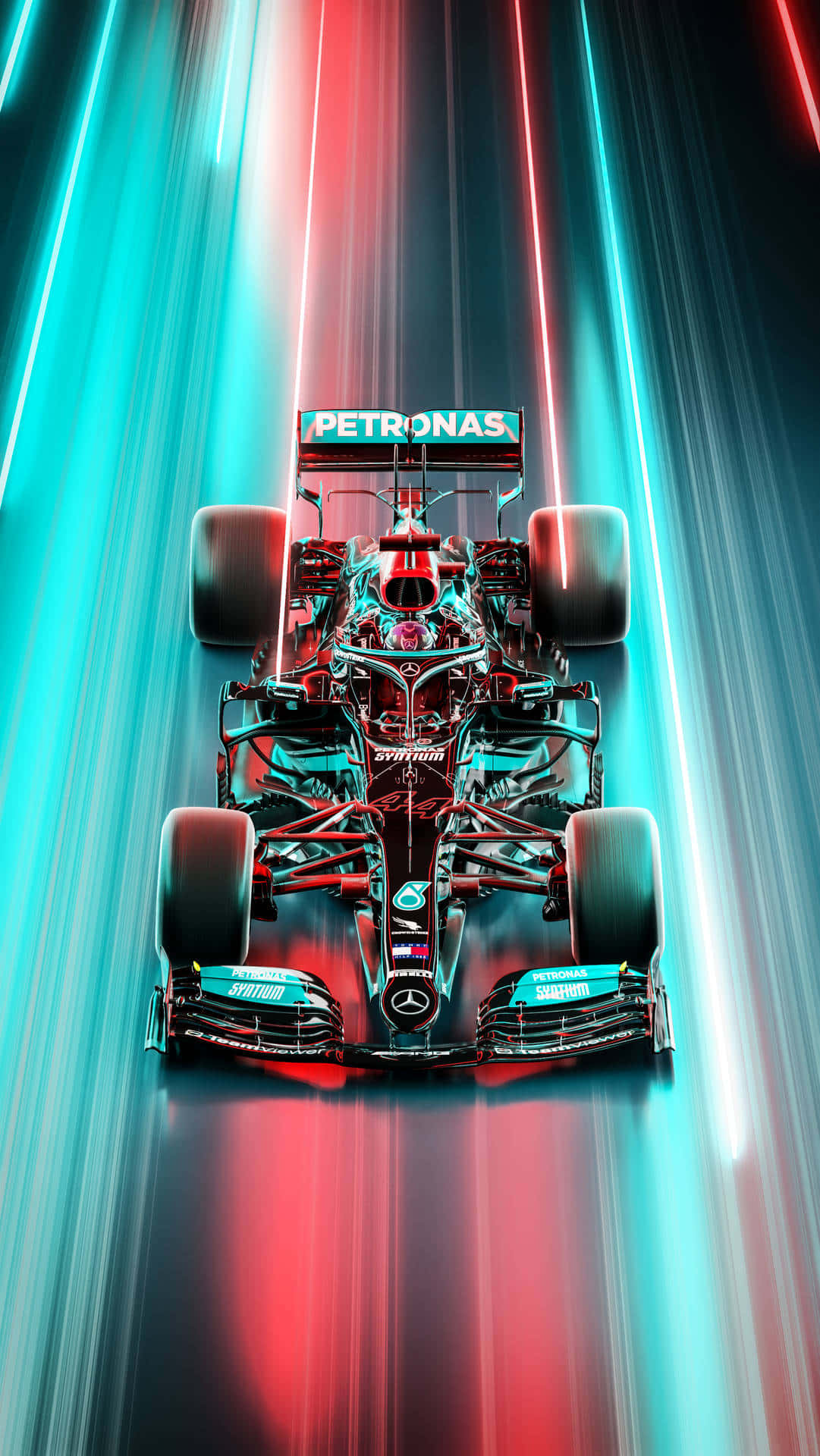Gør dig klar til at køre med et Formula 1-inspireret Iphone. Wallpaper
