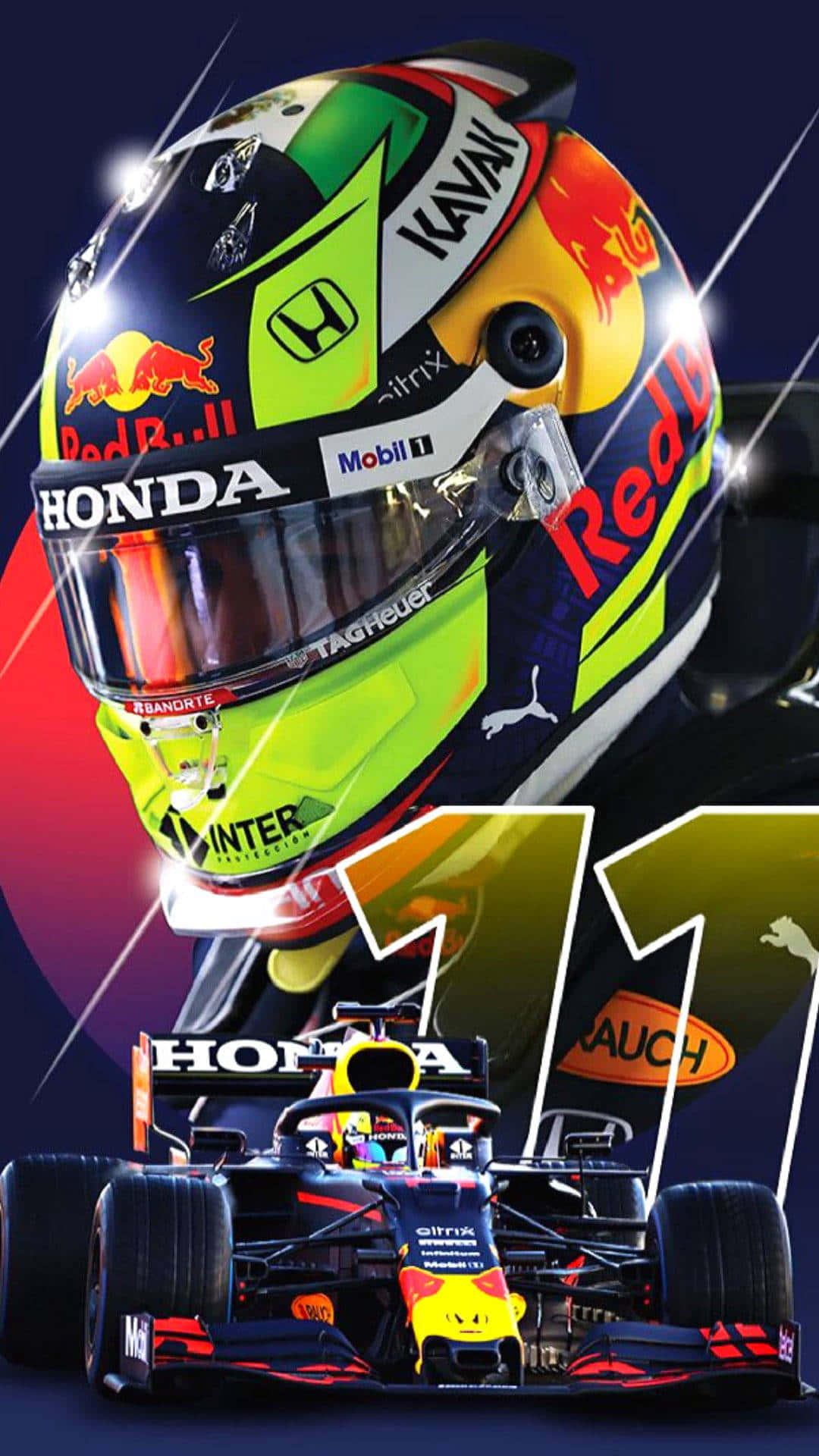 Få den hurtige bane med den nyeste iPhone til Formel 1 fans! Wallpaper
