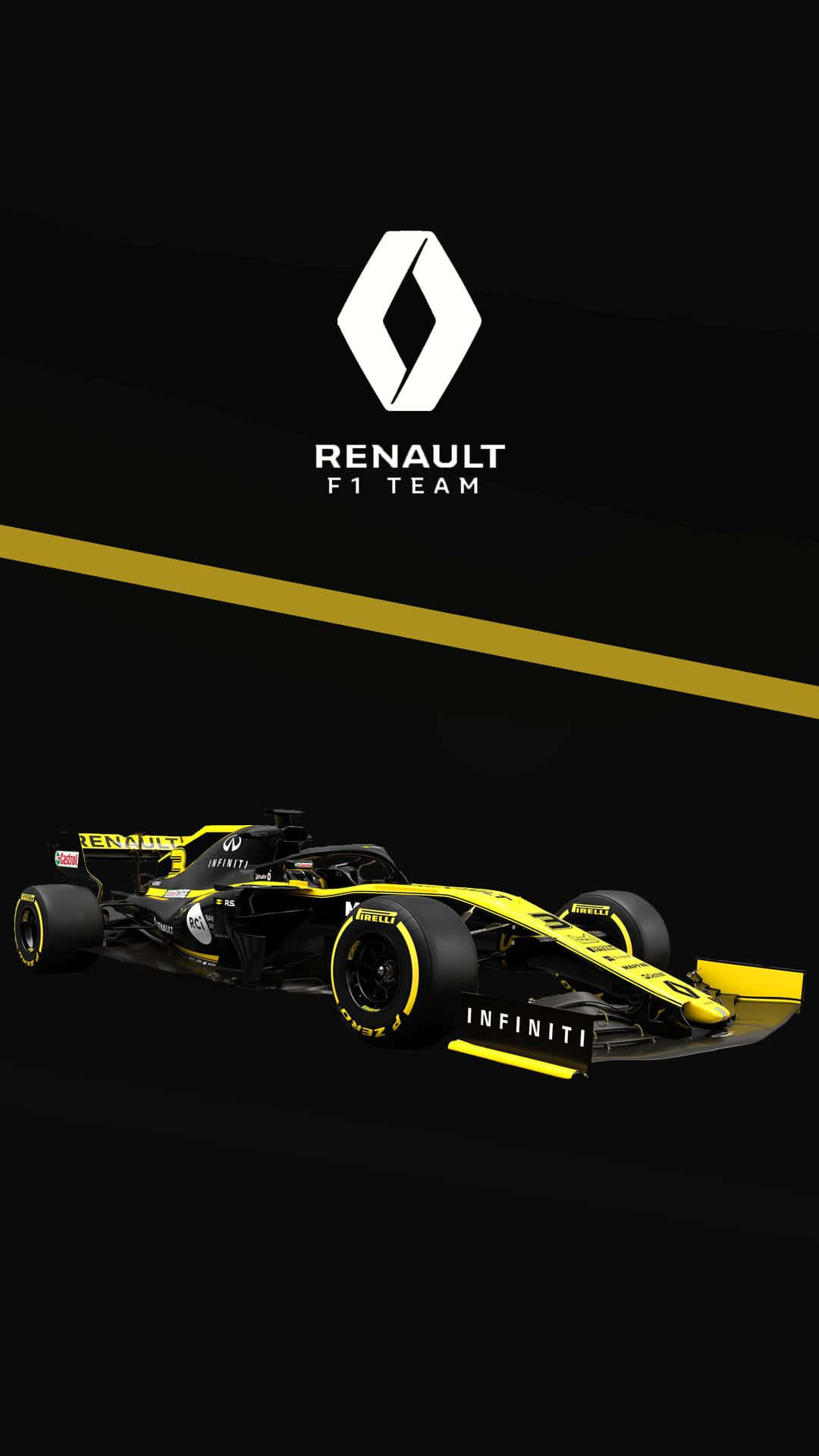 Watch Formula 1 Race action on your Iphone Wallpaper