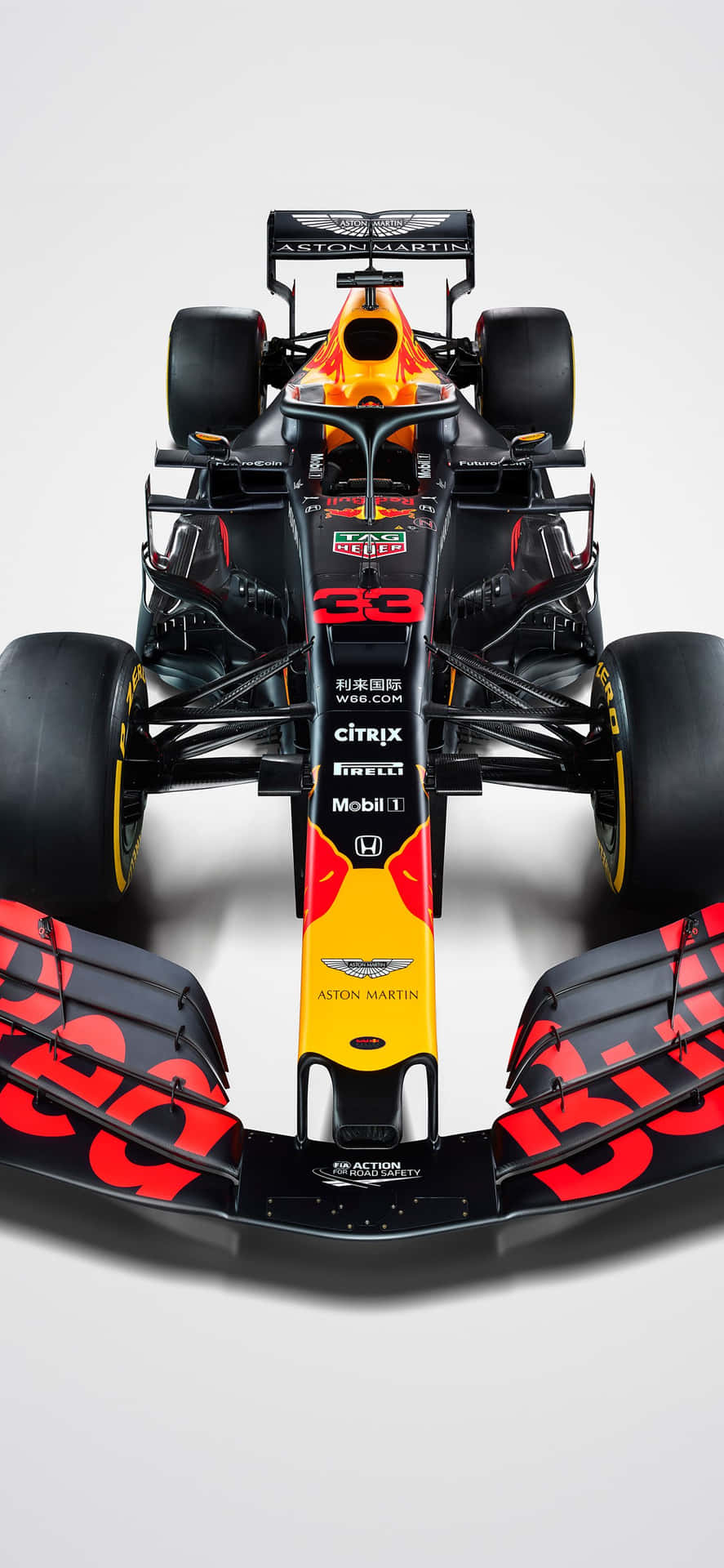 Nyd en unik visningsoplevelse med Formel 1 iPhone tapet. Wallpaper
