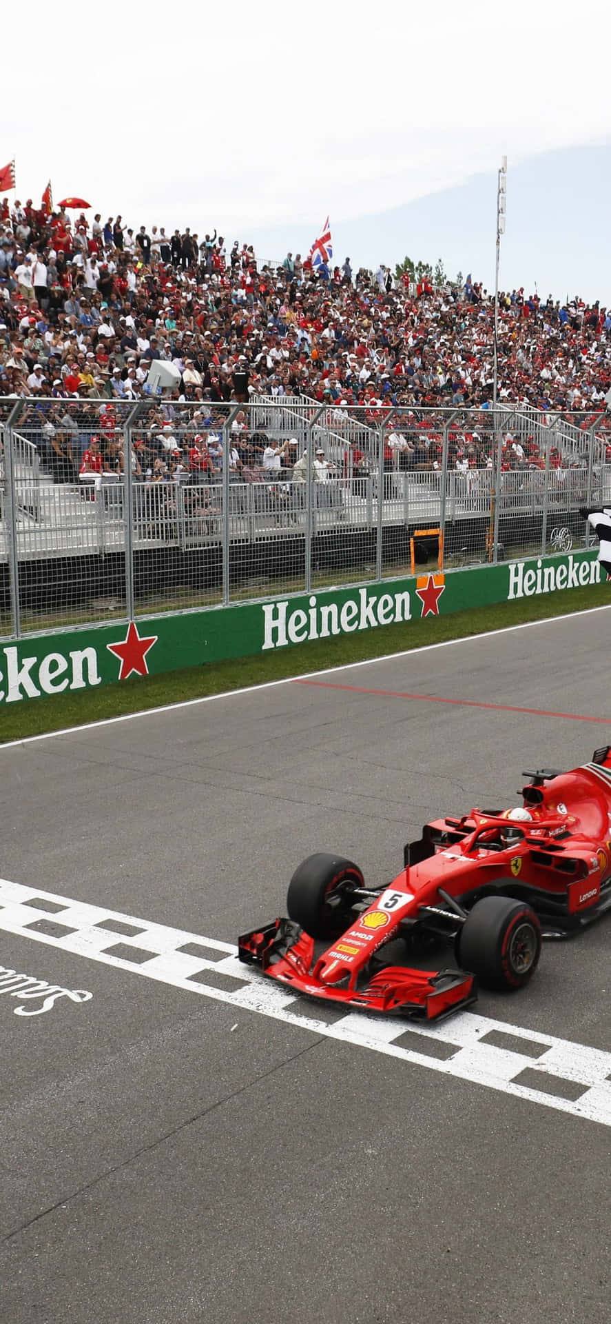 Wallpaperäg Racerbana Med Formula 1 Iphone-bakgrunden. Wallpaper