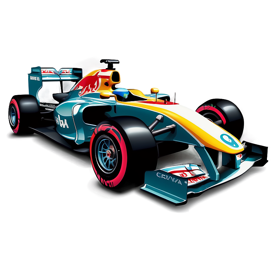 Formula One Car Vector Png Tkd20 PNG
