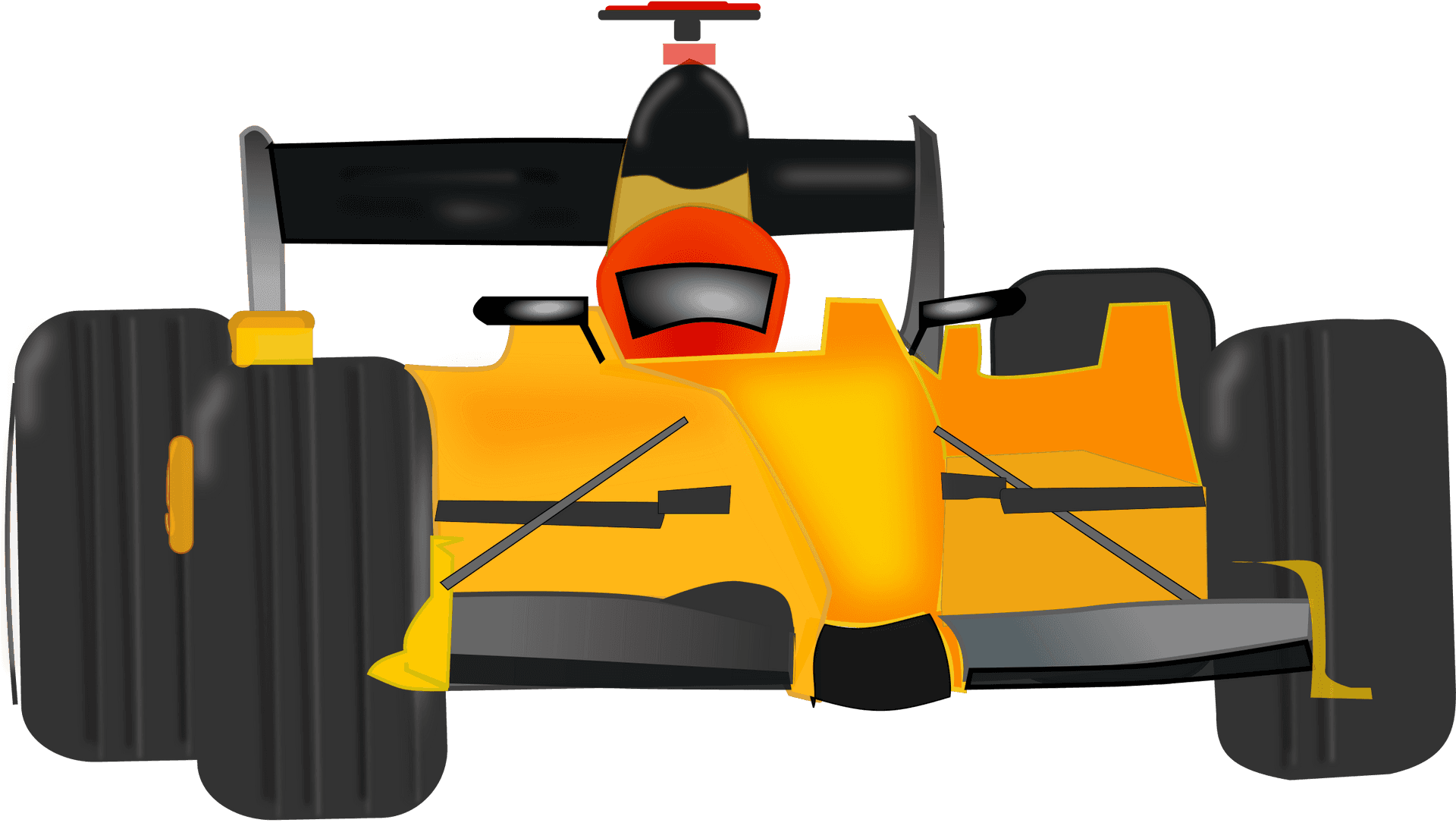 Formula One Race Car Illustration.png PNG