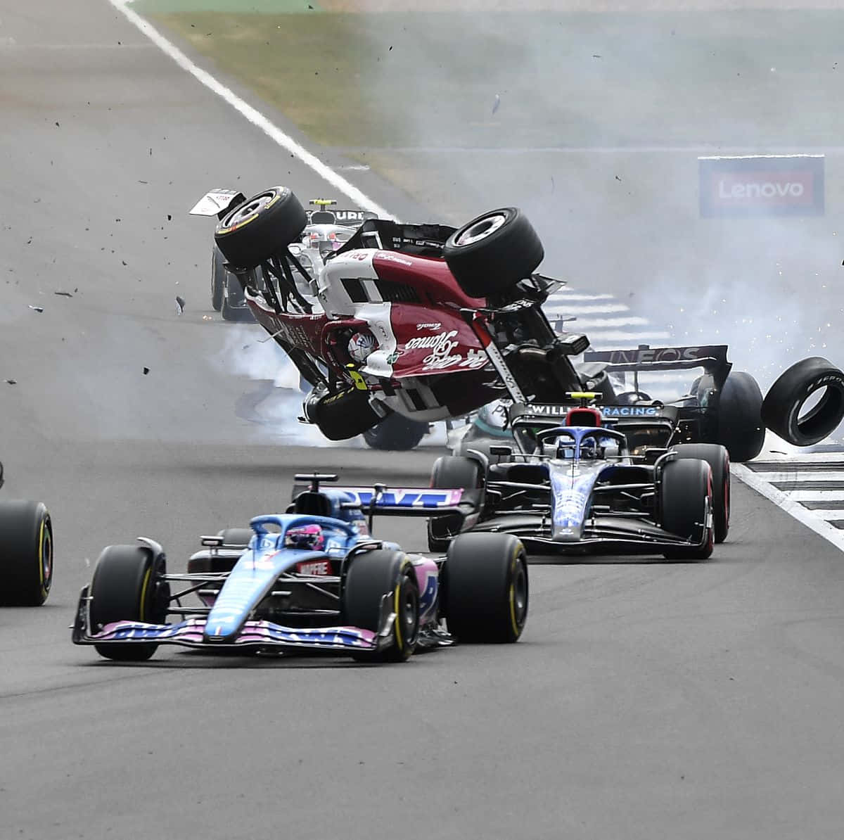 Dynamiques De Crash En Formule 1 Fond d'écran