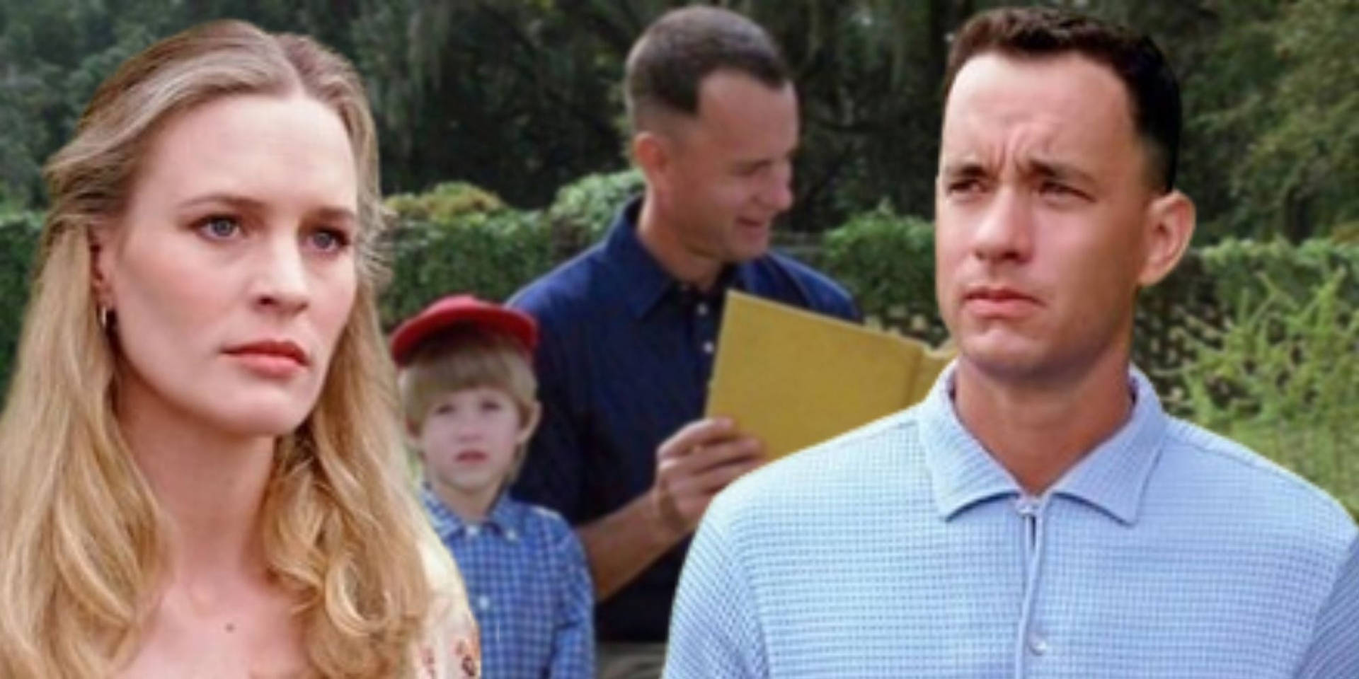 Forrest Gump Wife Jenny And Son Wallpaper