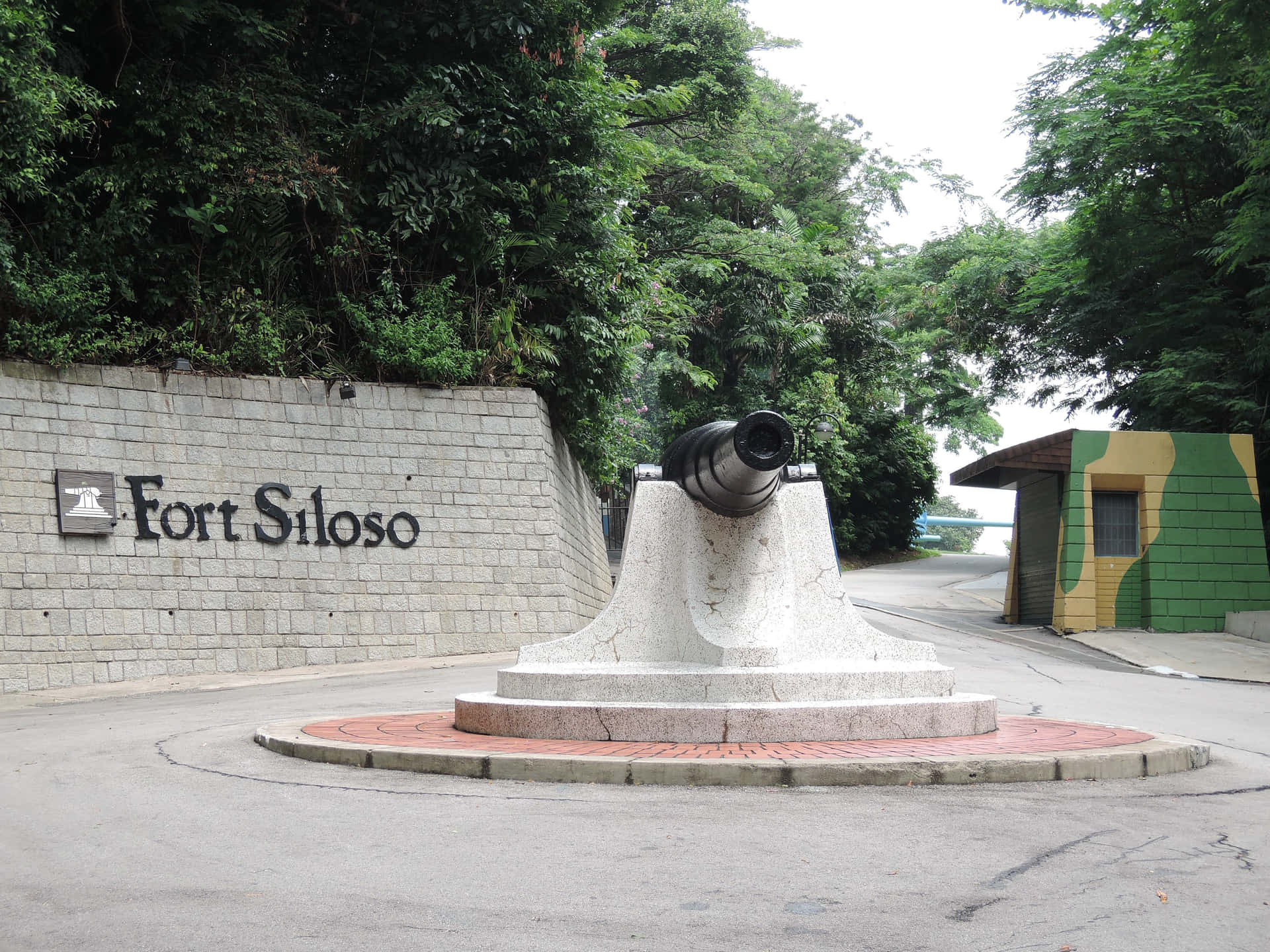 Exposition De Canon À Fort Siloso, Île Sentosa Fond d'écran