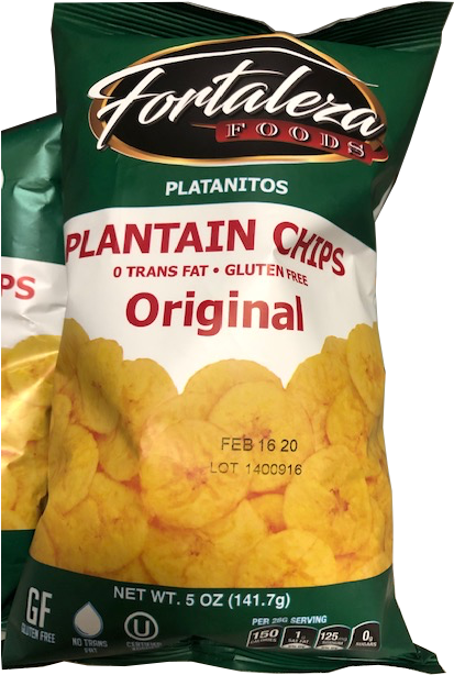 Fortaleza Plantain Chips Package PNG