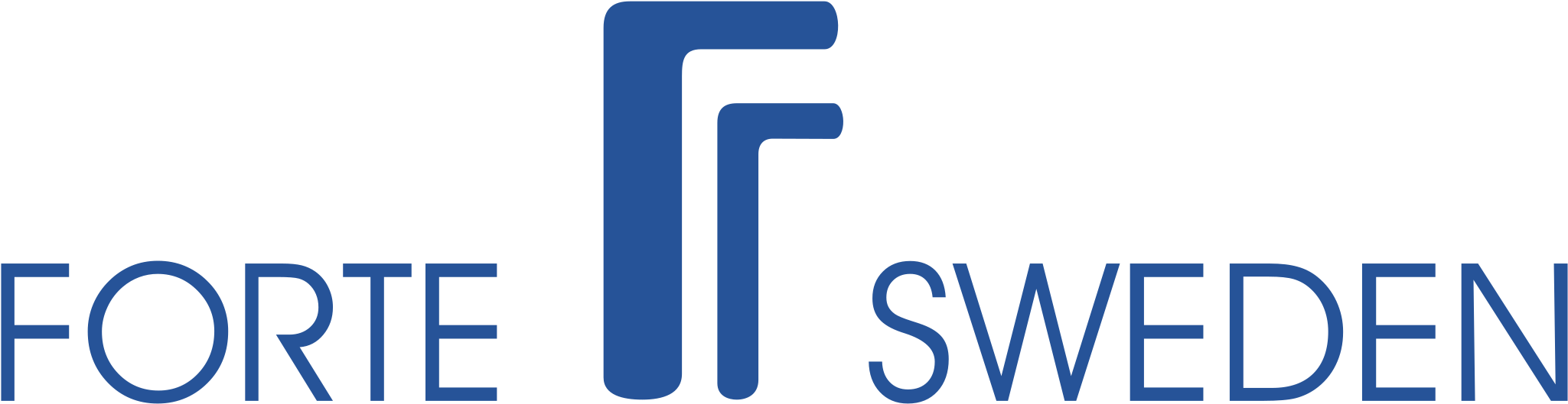 Forte Sweden Logo Blue PNG