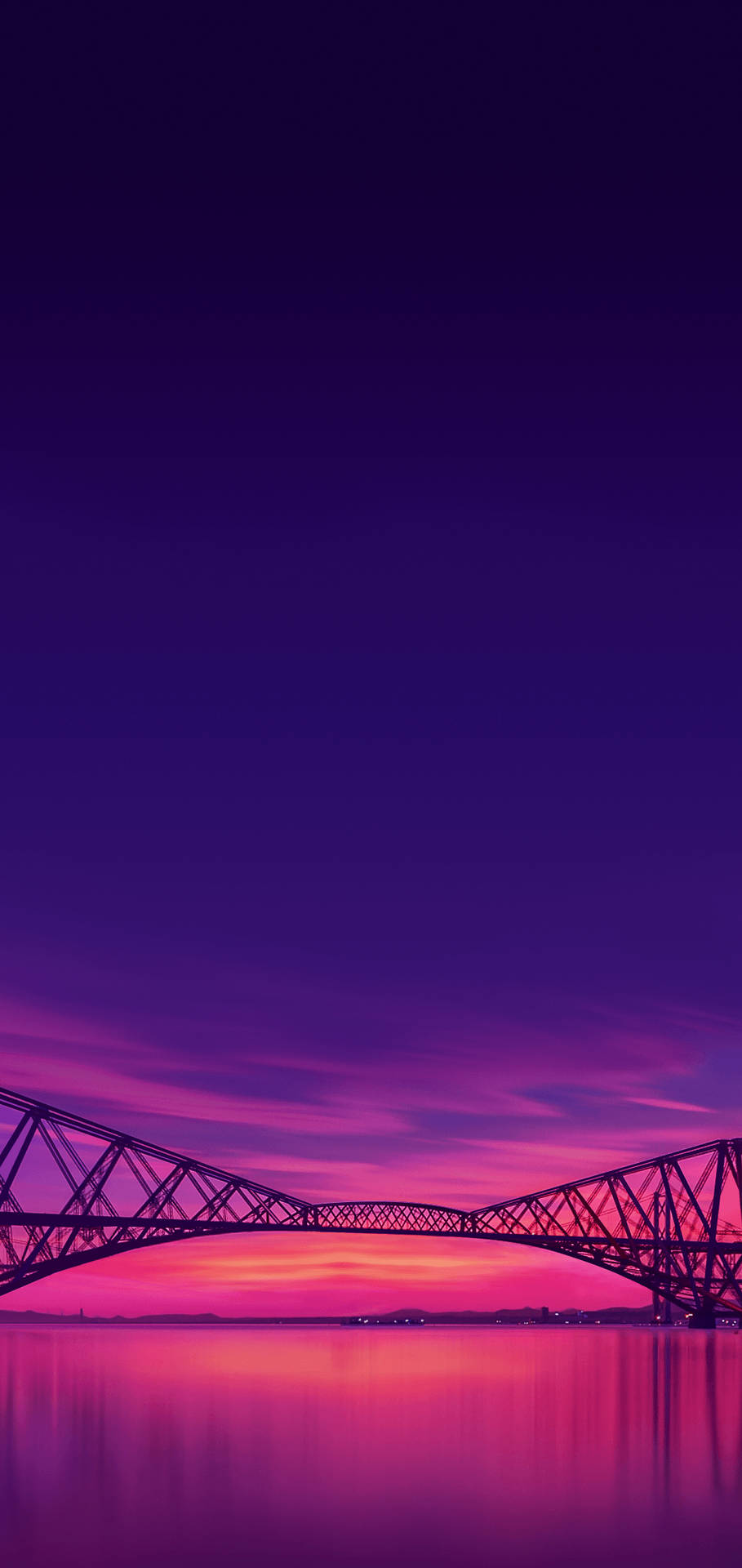 Forth Rail Purple Sunset Oppo A5s Picture