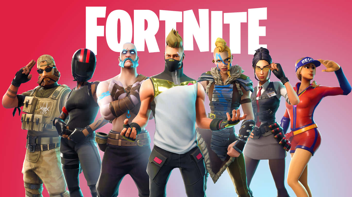 "Experience Fortnite in 1366x768 Resolution" Wallpaper