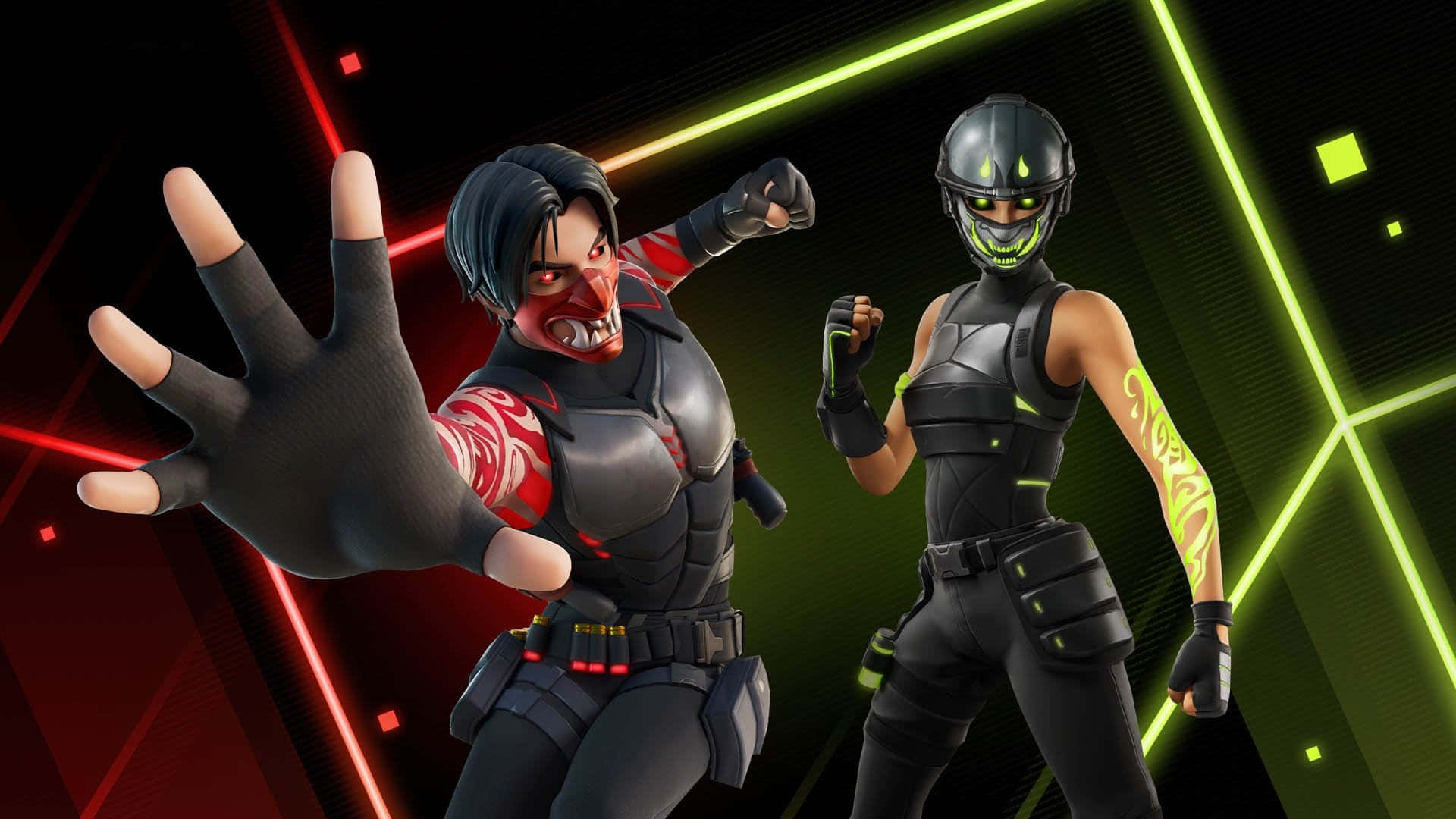 Fortnite Action Packed Duo Wallpaper