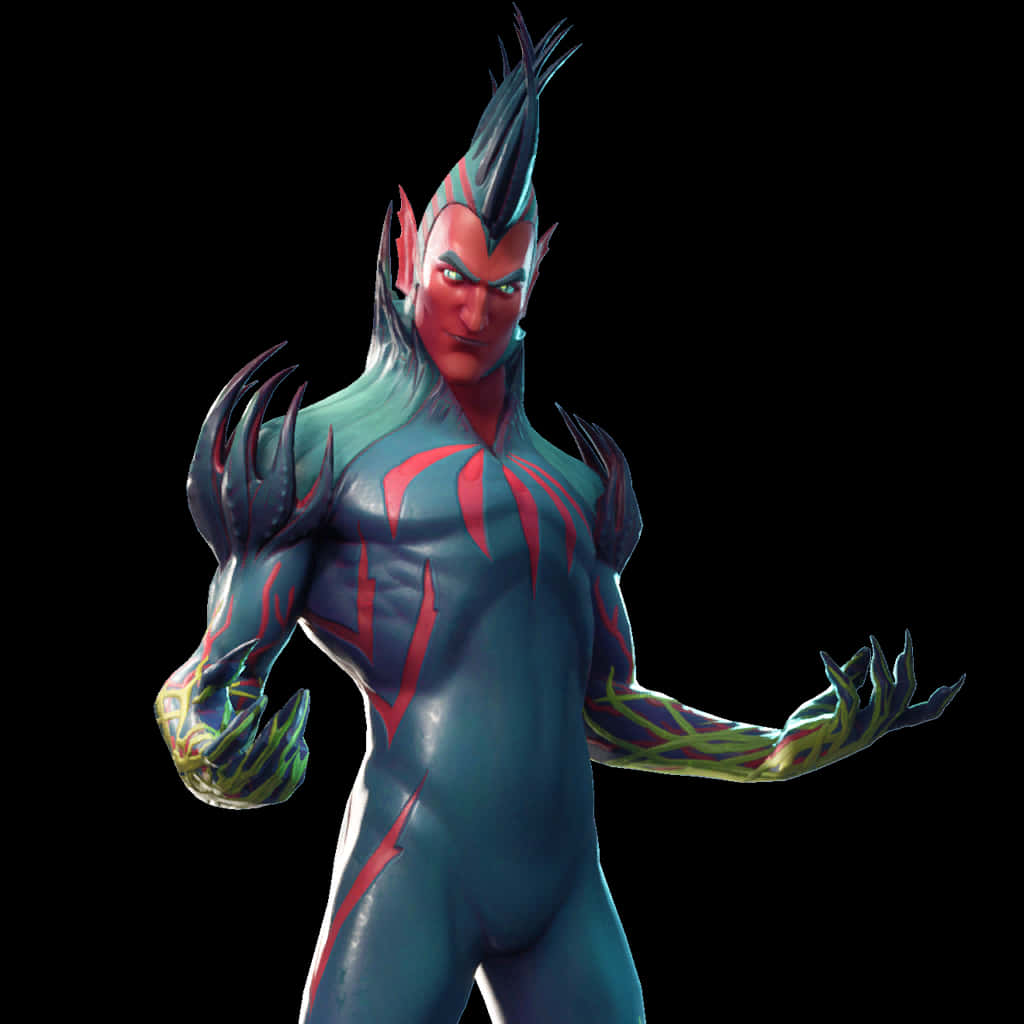 Fortnite Aquatic Superhero Skin PNG