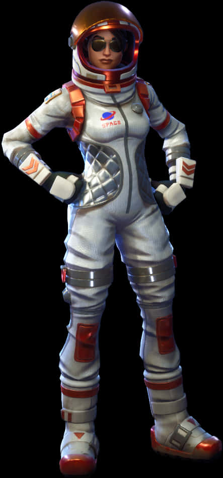 Fortnite_ Astronaut_ Skin PNG