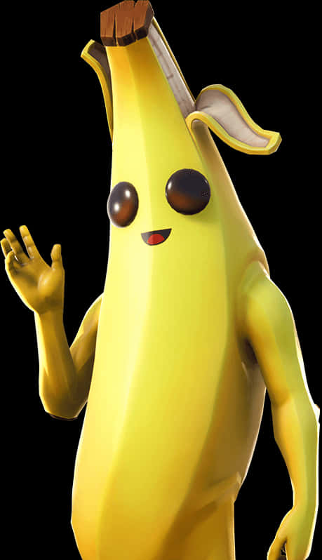 Fortnite_ Banana_ Character_ Skin PNG