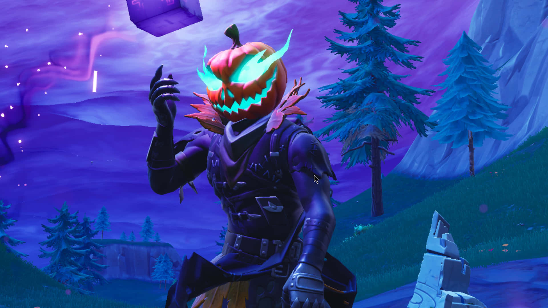 Fortnite Battle Royale Hallow Hoofd 4k Achtergrond