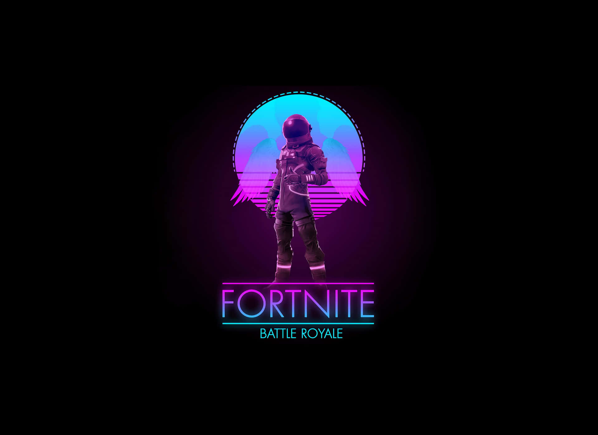 Fortnite Battle Royale Astronaut Theme Wallpaper