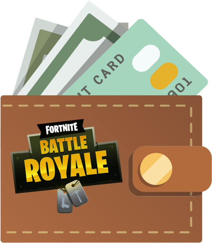 Fortnite Battle Royale Walletand Credit Cards PNG