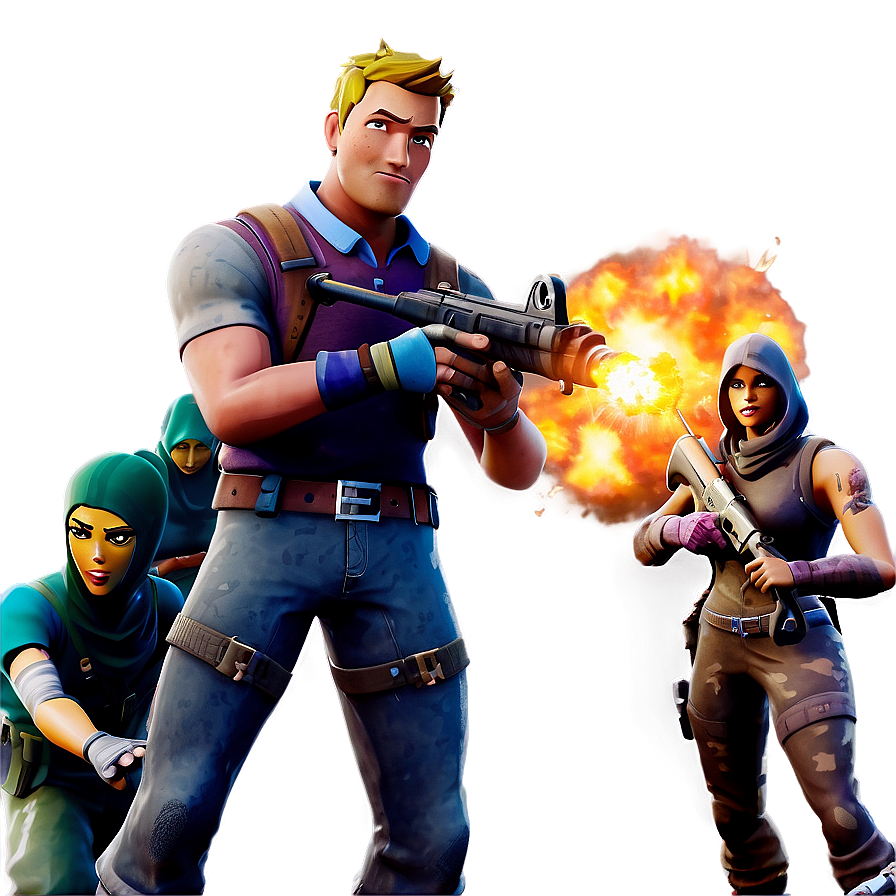 Download Fortnite Battle Scene Png 05032024