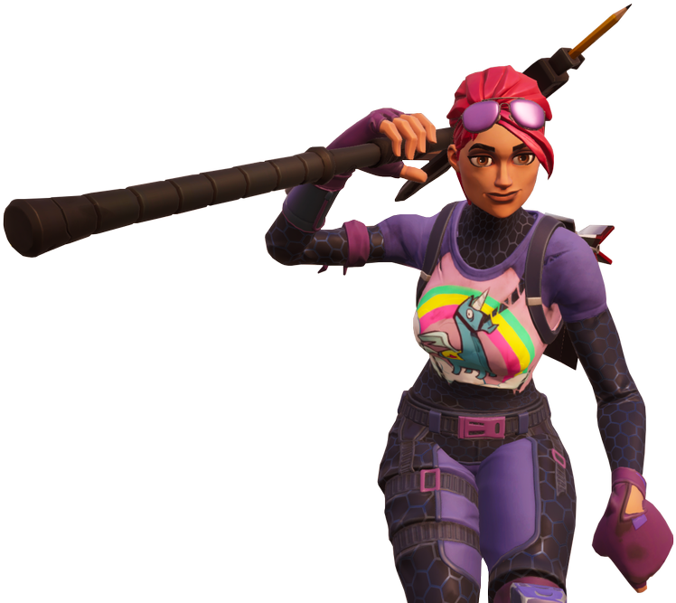 Fortnite Bright Bomber Character Pose PNG