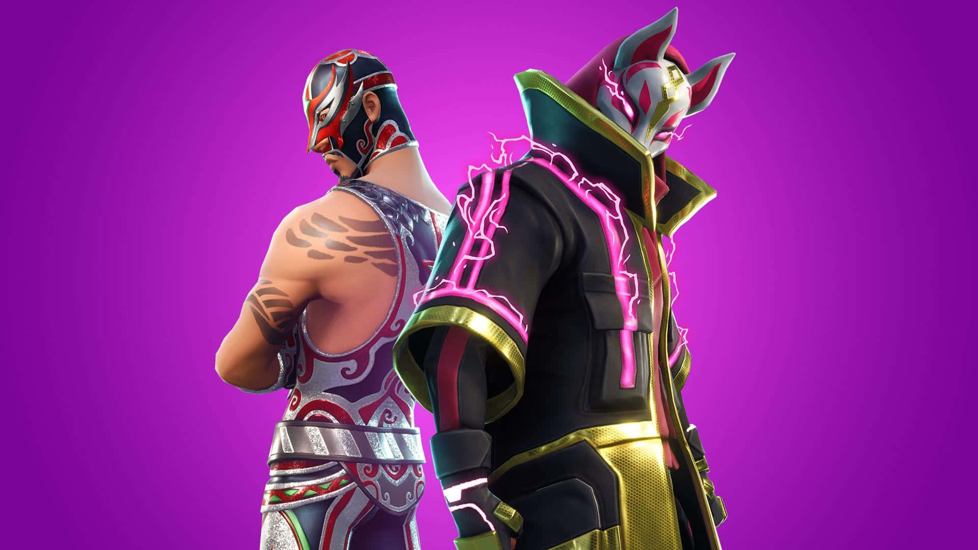 Fornite Masked Characters Wallpaper