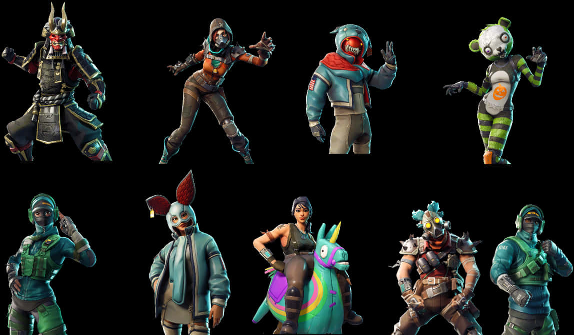 Fortnite Character Skins Collection PNG