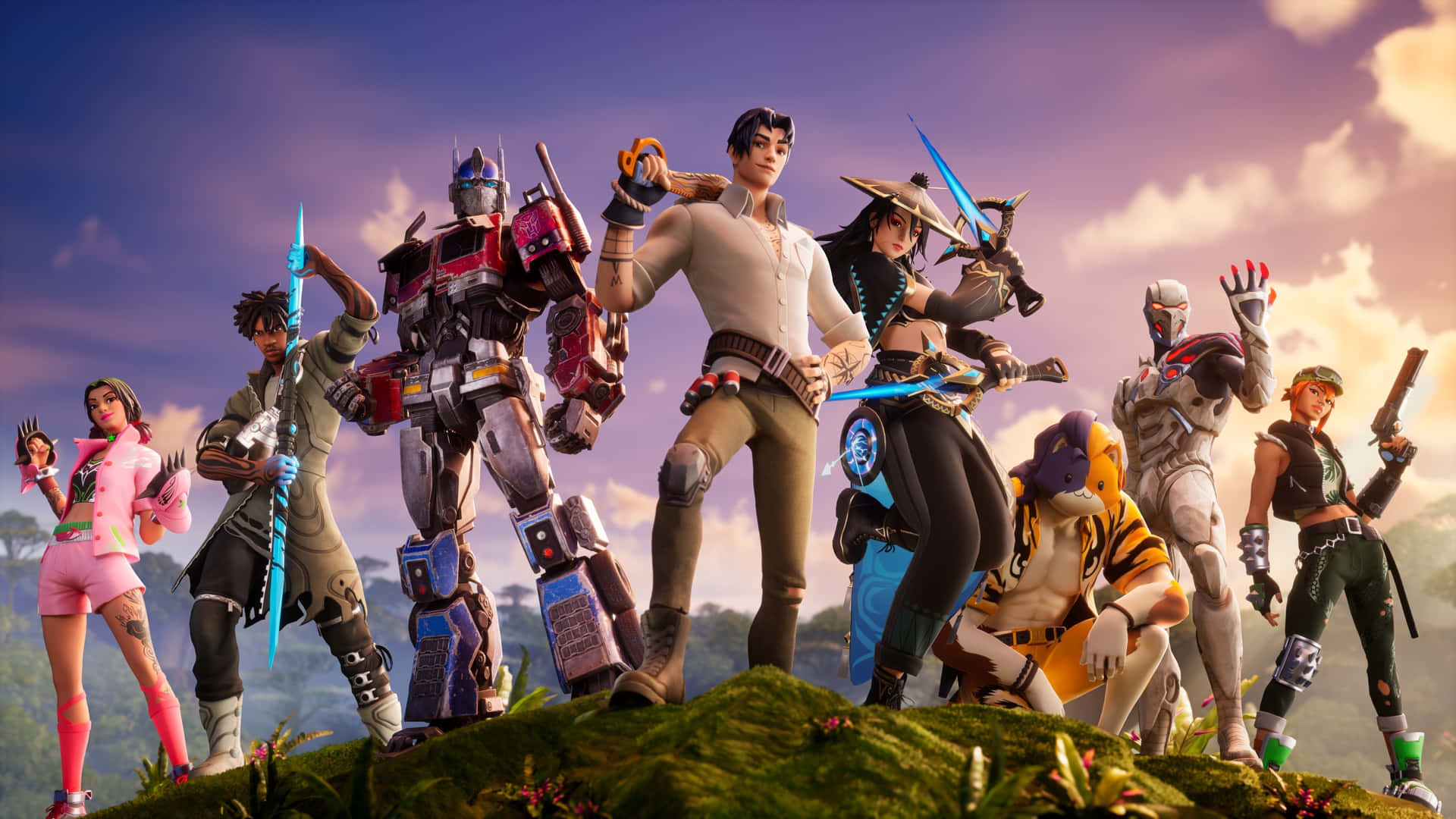 Fortnite Characters Showcase H D Wallpaper