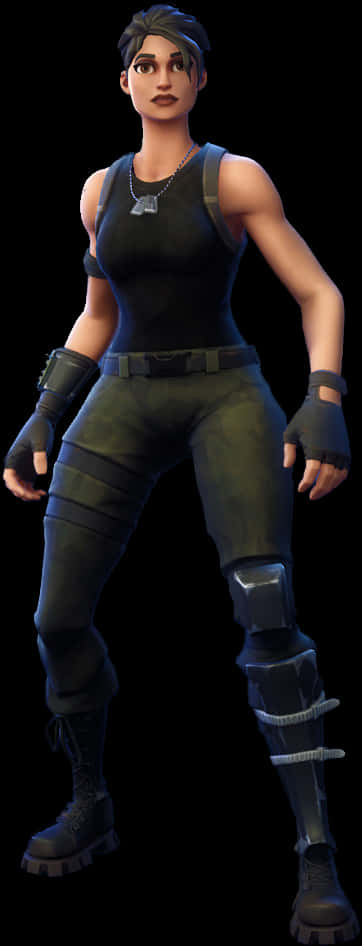 Download Fortnite Commando Skin Character | Wallpapers.com