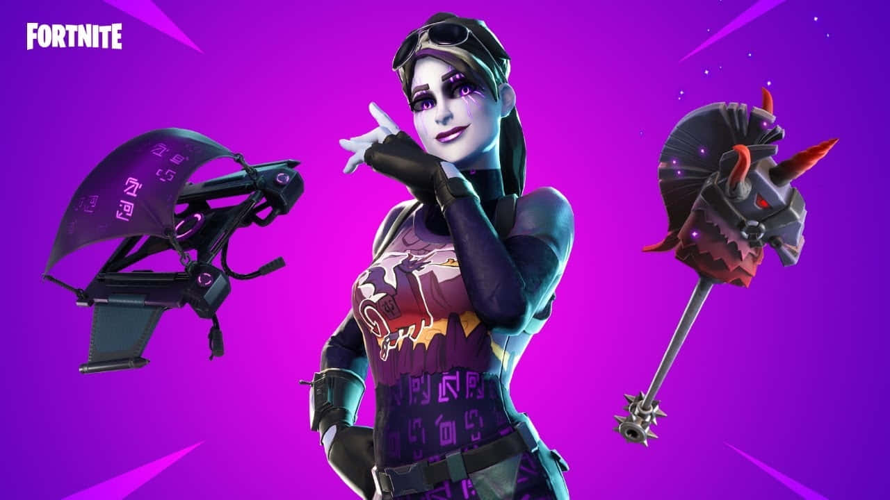 Fortnite Dark Bomber Pose Wallpaper