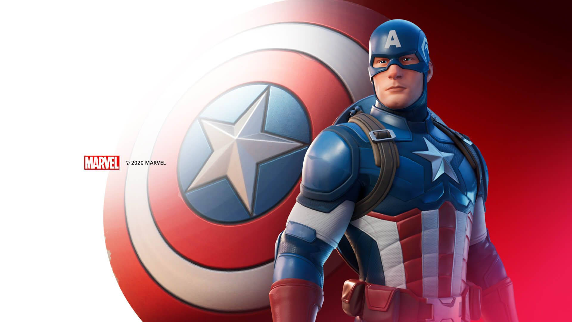 Fortnite First Avenger Captain America Laptop Background