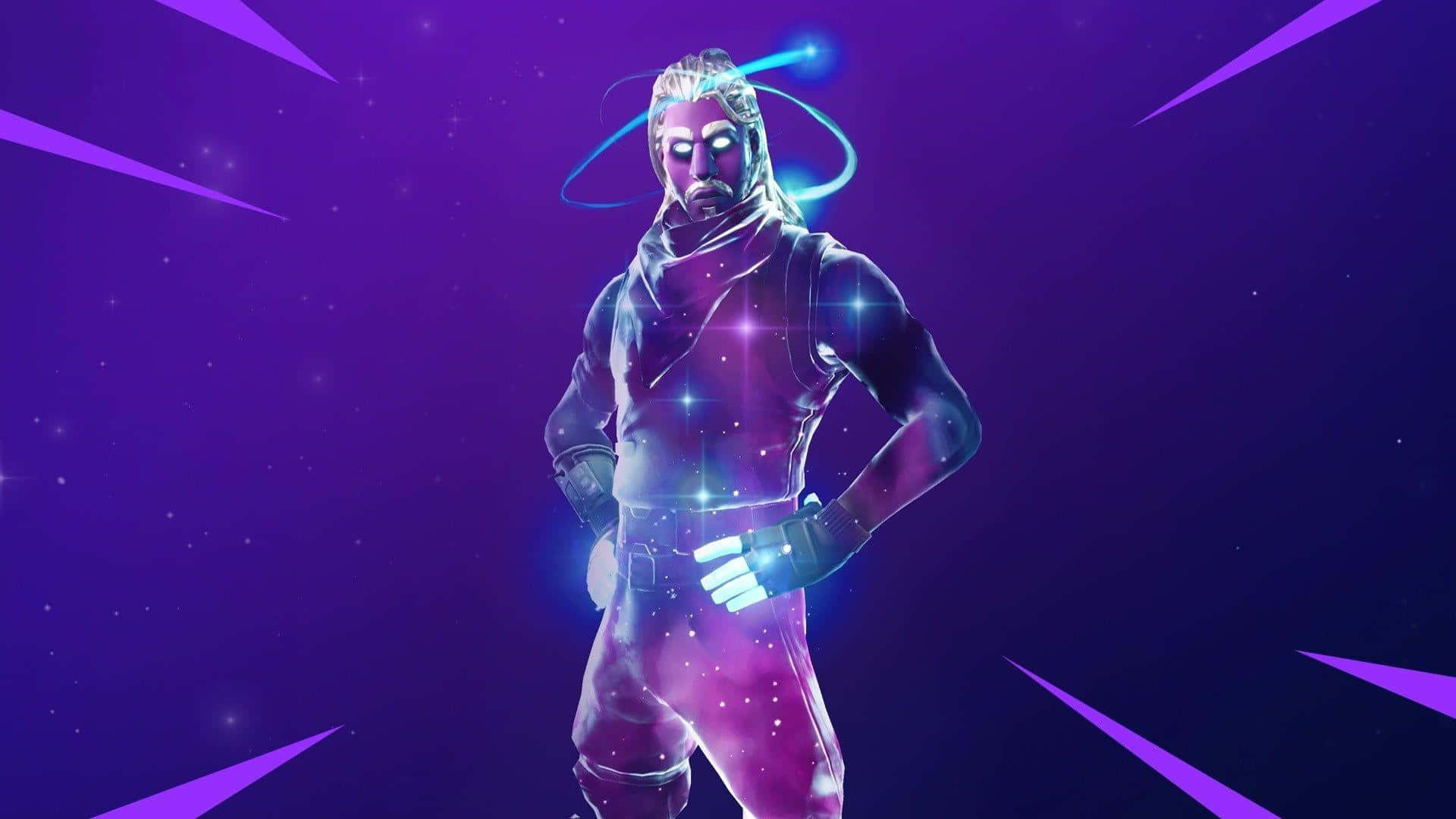 Experience the stunning vistas of the Fortnite Galaxy Wallpaper