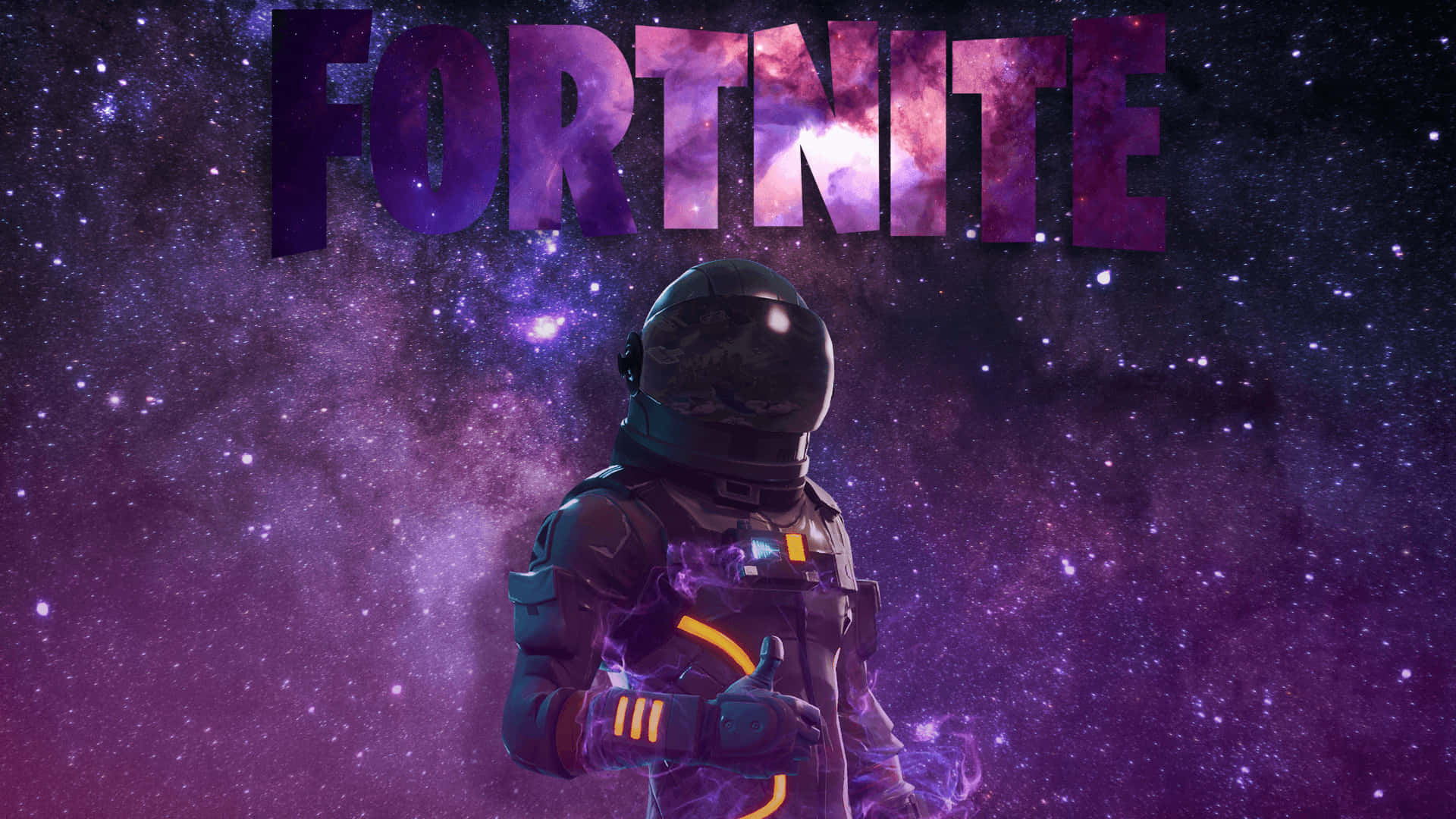 Experience the thrill of Fortnite Galaxy Wallpaper