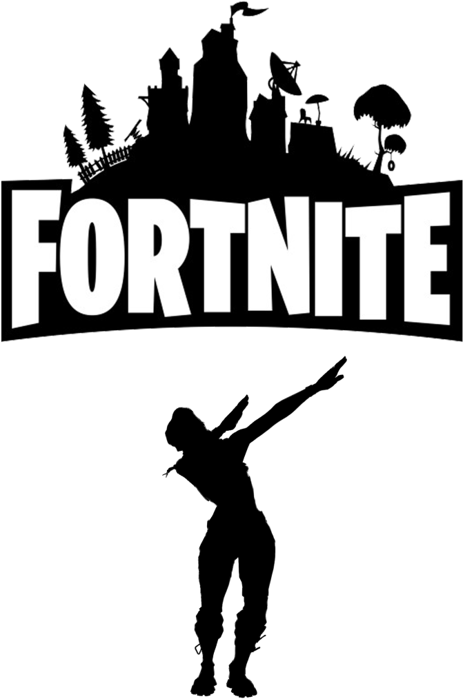 Fortnite Game Logo Silhouette PNG