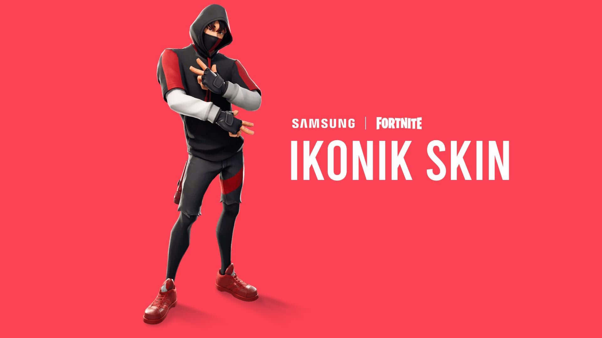 Get ready to play in style with the Fortnite Ikonik Skin. Wallpaper