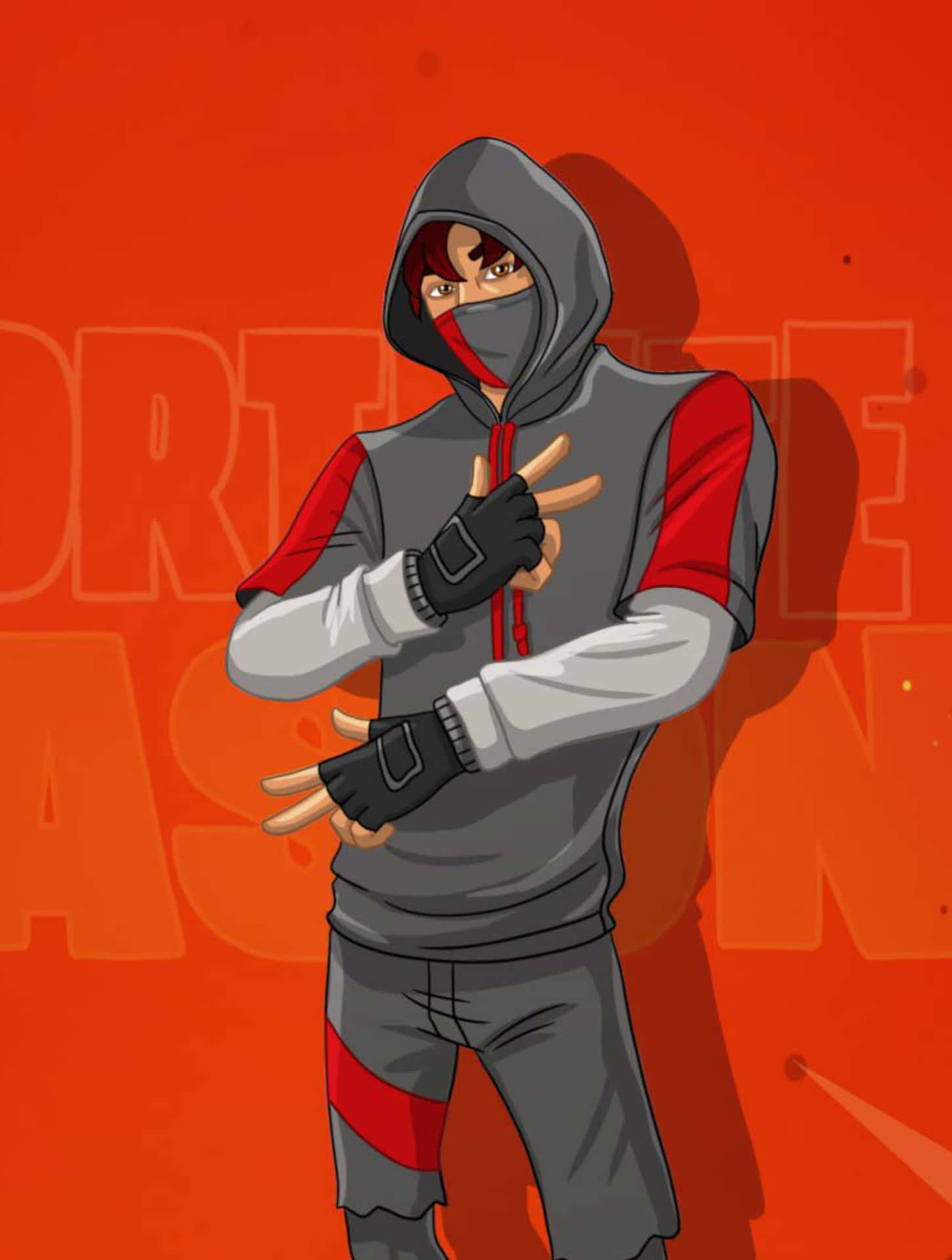 Get ready to dominate the battlefield with the all new Fortnite Ikonik Skin! Wallpaper