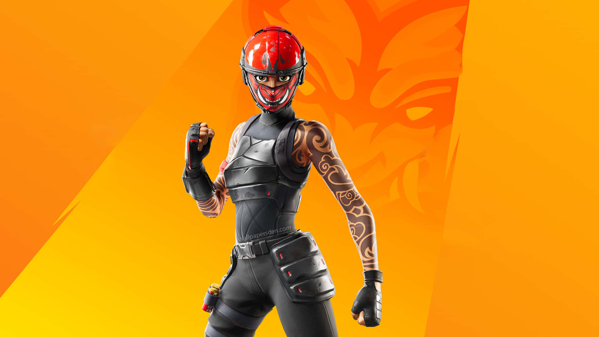 Climb The Leaderboard Ranks With The Stylish Manic Skin In Fortnite. Wallpaper