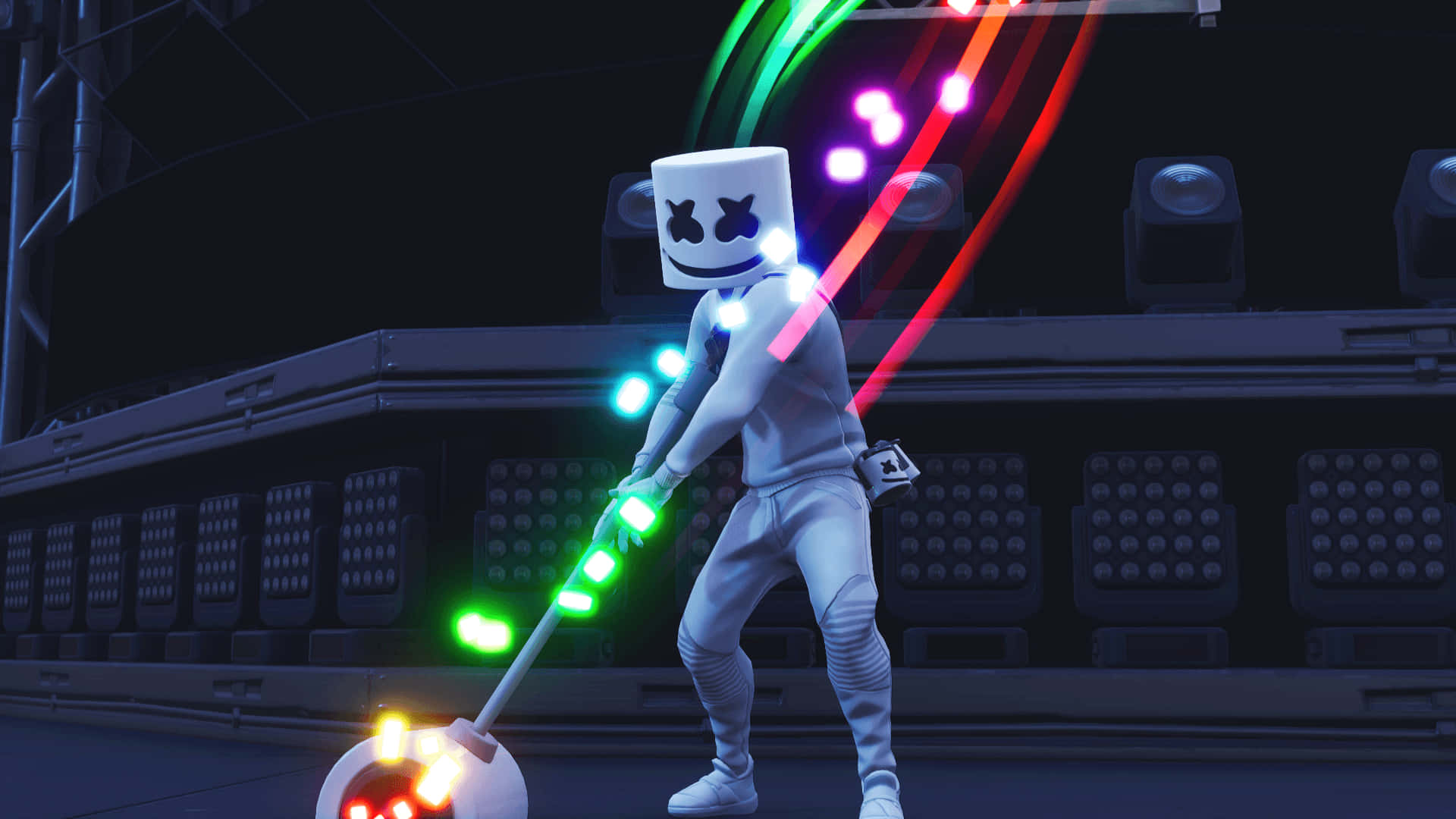 Get your groove on with Fortnite Marshmello Wallpaper