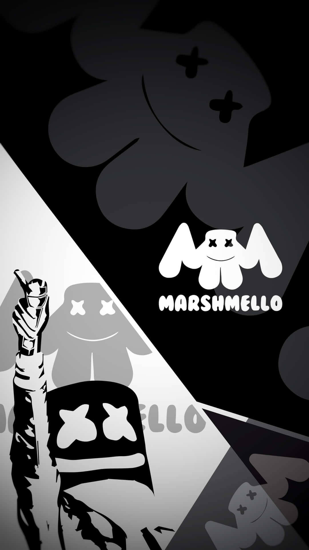 Witness the greatness of Marshmello's iconic performance in Fortnite. Wallpaper